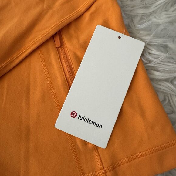 Lululemon Define Jacket Women’s Size 6 Luon Tiger Orange Full Zip Yoga Gym NWT - Picture 5 of 14